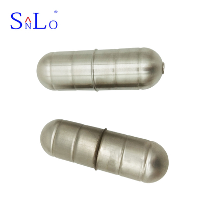 Long Shape Liquid Level Float For Level Gauge , Magnetic Stainless Steel Balls